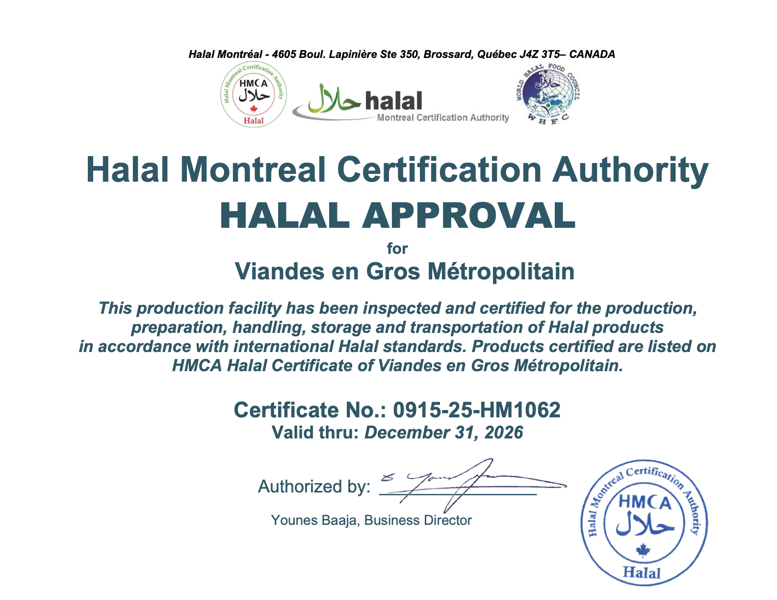 Halal certification